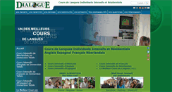 Desktop Screenshot of coursdelangues.com